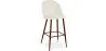 Sgabello imbottito in velluto - Design scandinavo - Evelyne image 9