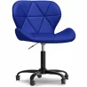  Sedia da ufficio con ruote - Sedia girevole da scrivania - Rivestita in similpelle - Struttura nera Wito image 9