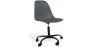 Sedia da ufficio con braccioli - Sedia da scrivania con ruote - Struttura nera Denisse image 9