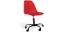 Sedia da ufficio con braccioli - Sedia da scrivania con ruote - Struttura nera Denisse image 9
