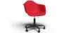 Sedia da ufficio con braccioli - Sedia da scrivania con ruote - Struttura nera Weston image 9