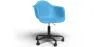 Sedia da ufficio con braccioli - Sedia da scrivania con ruote - Struttura nera Weston image 9