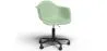 Sedia da ufficio con braccioli - Sedia da scrivania con ruote - Struttura nera Weston image 9