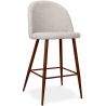 Sgabello imbottito in tessuto - Design scandinavo - 66cm- Evelyne image 9