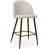 Sgabello imbottito in tessuto - Design scandinavo - 66cm- Evelyne image 9
