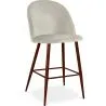 Sgabello imbottito in velluto - Design scandinavo - 66cm - Evelyne image 9