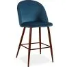 Sgabello imbottito in velluto - Design scandinavo - 66cm - Evelyne image 9