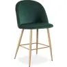 Sgabello imbottito in velluto - Design scandinavo - 66cm - Evelyne image 9