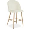 Sgabello imbottito in velluto - Design scandinavo - 66cm - Evelyne image 9