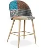 Sgabello Imbottito in Patchwork - Stile Scandinavo - 66cm -  Evelyne  image 9