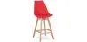 Sgabello in stile scandinavo - Gambe in legno - Denisse image 9