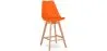 Sgabello in stile scandinavo - Gambe in legno - Denisse image 9