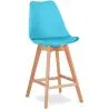 Sgabello in stile scandinavo - Gambe in legno - Denisse image 9