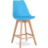 Sgabello in stile scandinavo - Gambe in legno - Denisse image 9