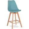 Sgabello in stile scandinavo - Gambe in legno - Denisse image 9