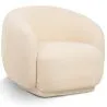 Poltrona Imbottita in Tessuto Bouclé - Design Curvo - Drisela image 9