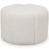 Puff Rotondo Imbottito in Tessuto Bouclé - Posera image 9