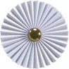 Lampada da Parete Applique Fiore in Metallo Bianco e Dorato - 30CM image 9