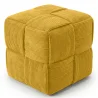 Pouf Quadrato Imbottito in Velluto a Coste - Design Moderno - Cube image 9