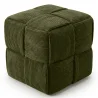 Pouf Quadrato Imbottito in Velluto a Coste - Design Moderno - Cube image 9
