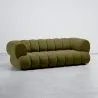 Divano Rivestito in Velluto - Stile Moderno - 2/3 Posti - Curvo Teddy image 9