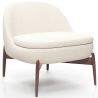 Poltrona Rivestita con Design Curvo Scandinavo - Larseen image 9