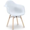 Sedia da Pranzo Design Scandinavo - Gambe in Legno - Nordika image 9