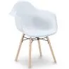 Sedia da Pranzo Design Scandinavo - Gambe in Legno - Nordika image 9