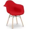 Sedia da Pranzo Design Scandinavo - Gambe in Legno - Nordika image 9