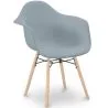 Sedia da Pranzo Design Scandinavo - Gambe in Legno - Nordika image 9