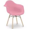 Sedia da Pranzo Design Scandinavo - Gambe in Legno - Nordika image 9