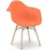 Sedia da Pranzo Design Scandinavo - Gambe in Legno - Nordika image 9