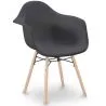Sedia da Pranzo Design Scandinavo - Gambe in Legno - Nordika image 9