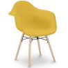 Sedia da Pranzo Design Scandinavo - Gambe in Legno - Nordika image 9