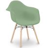 Sedia da Pranzo Design Scandinavo - Gambe in Legno - Nordika image 9
