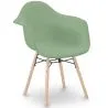 Sedia da Pranzo Design Scandinavo - Gambe in Legno - Nordika image 9
