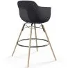 Sgabello da Bar - Design Scandinavo - Gambe in Legno - Nordika image 9