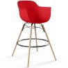 Sgabello da Bar Design Scandinavo - Gambe in Legno - Nordika image 9