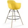 Sgabello da Bar - Design Scandinavo - Gambe in Legno - Nordika image 9