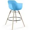 Sgabello da Bar - Design Scandinavo - Gambe in Legno - Nordika image 9