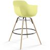 Sgabello da Bar Design Scandinavo - Gambe in Legno - Nordika image 9