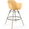 Sgabello da Bar - Design Scandinavo - Gambe in Legno - Nordika image 9