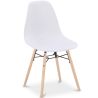 Sedia da Pranzo - Design Scandinavo - Gambe in Legno - Skögur image 9