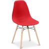 Sedia da Pranzo - Design Scandinavo - Gambe in Legno - Skögur image 9