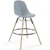 Sgabello da Bar - Design Scandinavo - Gambe in Legno - Skögur image 9