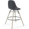 Sgabello da Bar - Design Scandinavo - Gambe in Legno - Skögur image 9