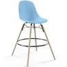 Sgabello da Bar - Design Scandinavo - Gambe in Legno - Skögur image 9