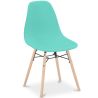Sedia da Pranzo - Design Scandinavo - Gambe in Legno - Skögur image 9