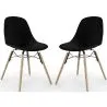 Sedia da Pranzo - Design Scandinavo - Gambe in Legno - Set di 2 - Skögur image 9