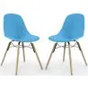Sedia da Pranzo - Design Scandinavo - Gambe in Legno - Set di 2 - Skögur image 9